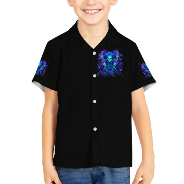 Rose Skull Hawaiian Shirt Four Out Of The Five Voices In My Head Think You An Idiot 5.jpg