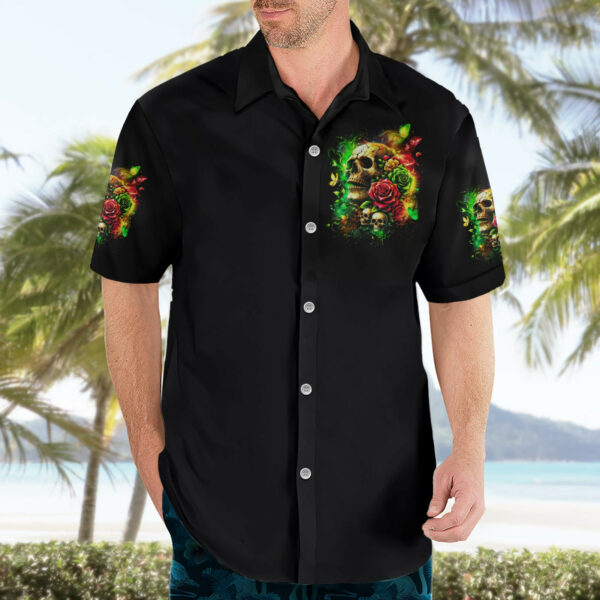 Rose Skull Hawaiian Shirt Stuck Between IDK IDC 3.jpg