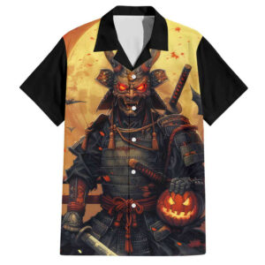 Samurai Halloween Hawaiian Shirt Japan Art 1.jpg