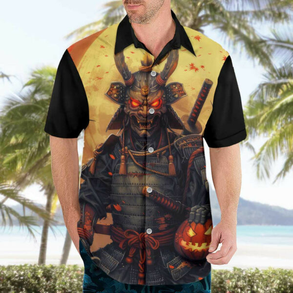 Samurai Halloween Hawaiian Shirt Japan Art 3.jpg