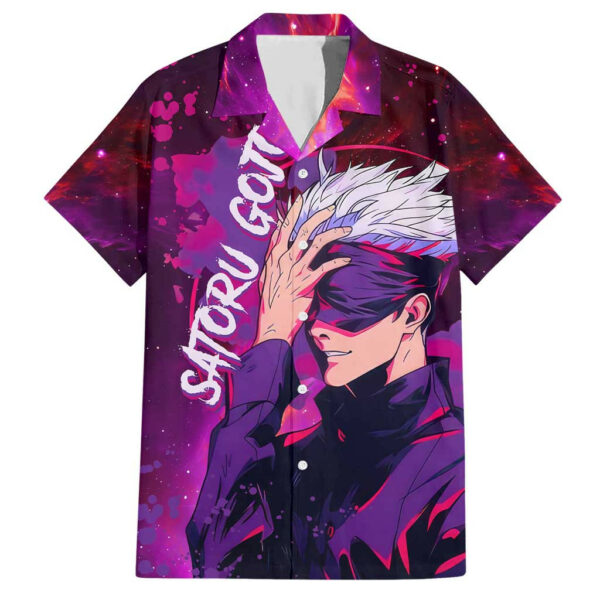 Satoru Gojo Jujutsu Kaisen Hawaiian Shirt Anime Galaxy 1.jpg