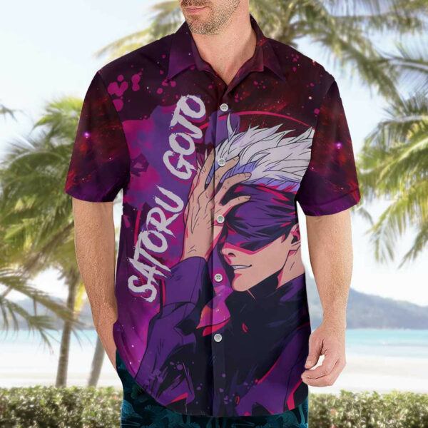 Satoru Gojo Jujutsu Kaisen Hawaiian Shirt Anime Galaxy 3.jpg