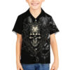 Skull Demon Fantasy Hawaiian Shirt Time To Unleash A Litte Hell 5.jpg
