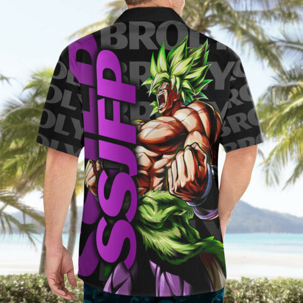 Super Saijan Broly Dragon Ball Hawaiian Shirt Anime Mix Pattern 4.jpg